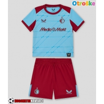 Otroške Nogometnih dresov Feyenoord Tretji 2025-26 Kratki rokavi (+ hlače)